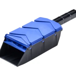 Streusalz Schaufel blau/schwarz aus Kunststoff