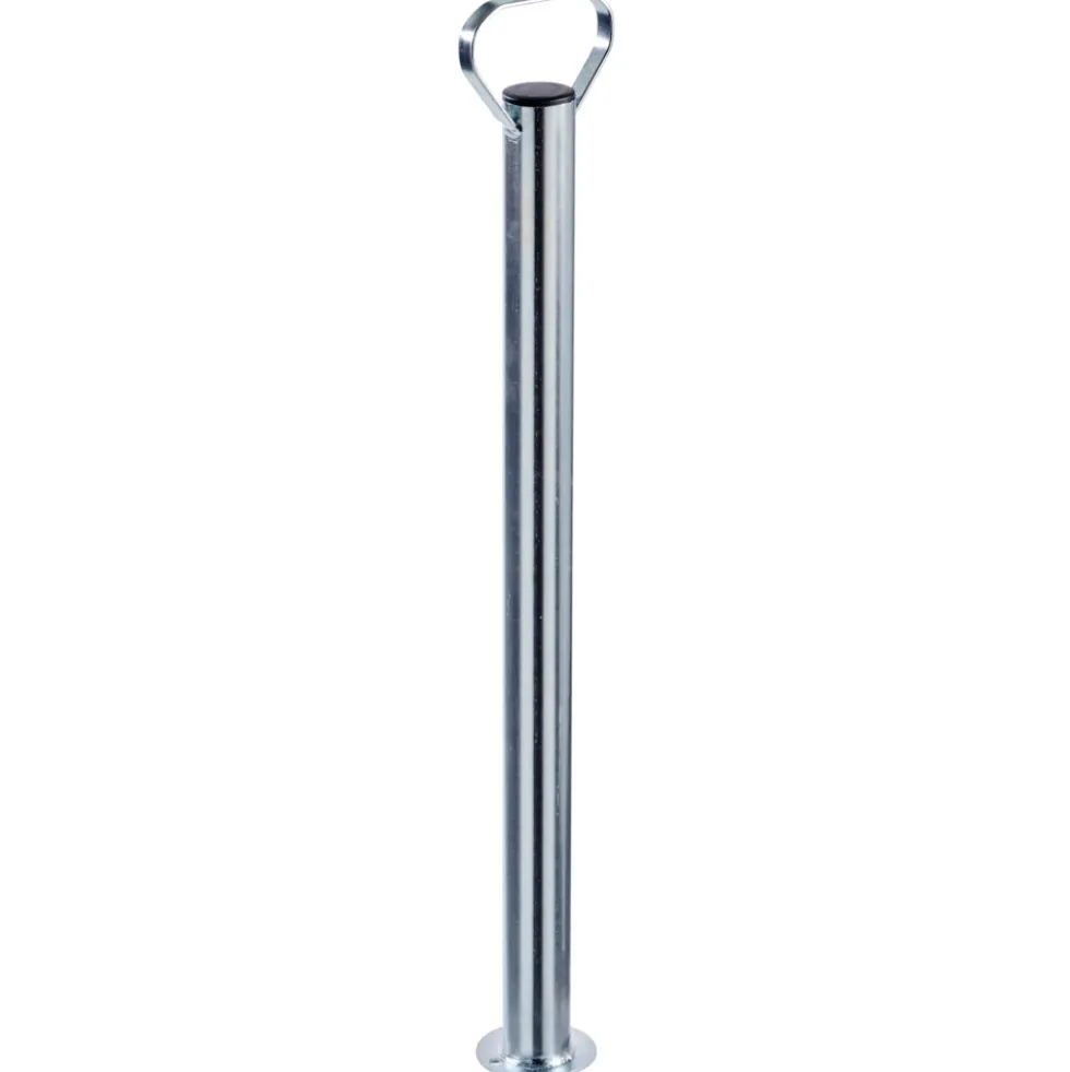 Stützfuß 48x700mm mit Handgriff Anhängerstütze Abstellstütze Anhänger Caravan