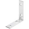 Stuhlwinkel A2 60 x 60 x 18 mm Edelstahl mit innen versenkten Löchern