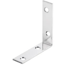Stuhlwinkel A2 60 x 60 x 18 mm Edelstahl mit innen versenkten Löchern