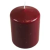Stumpenkerze bordeaux 6 x 8 cm