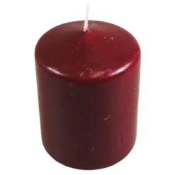 Stumpenkerze bordeaux 6 x 8 cm