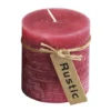 Stumpenkerze Rustic 7 x 7,5 cm