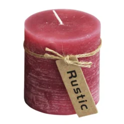 Stumpenkerze Rustic 7 x 7,5 cm