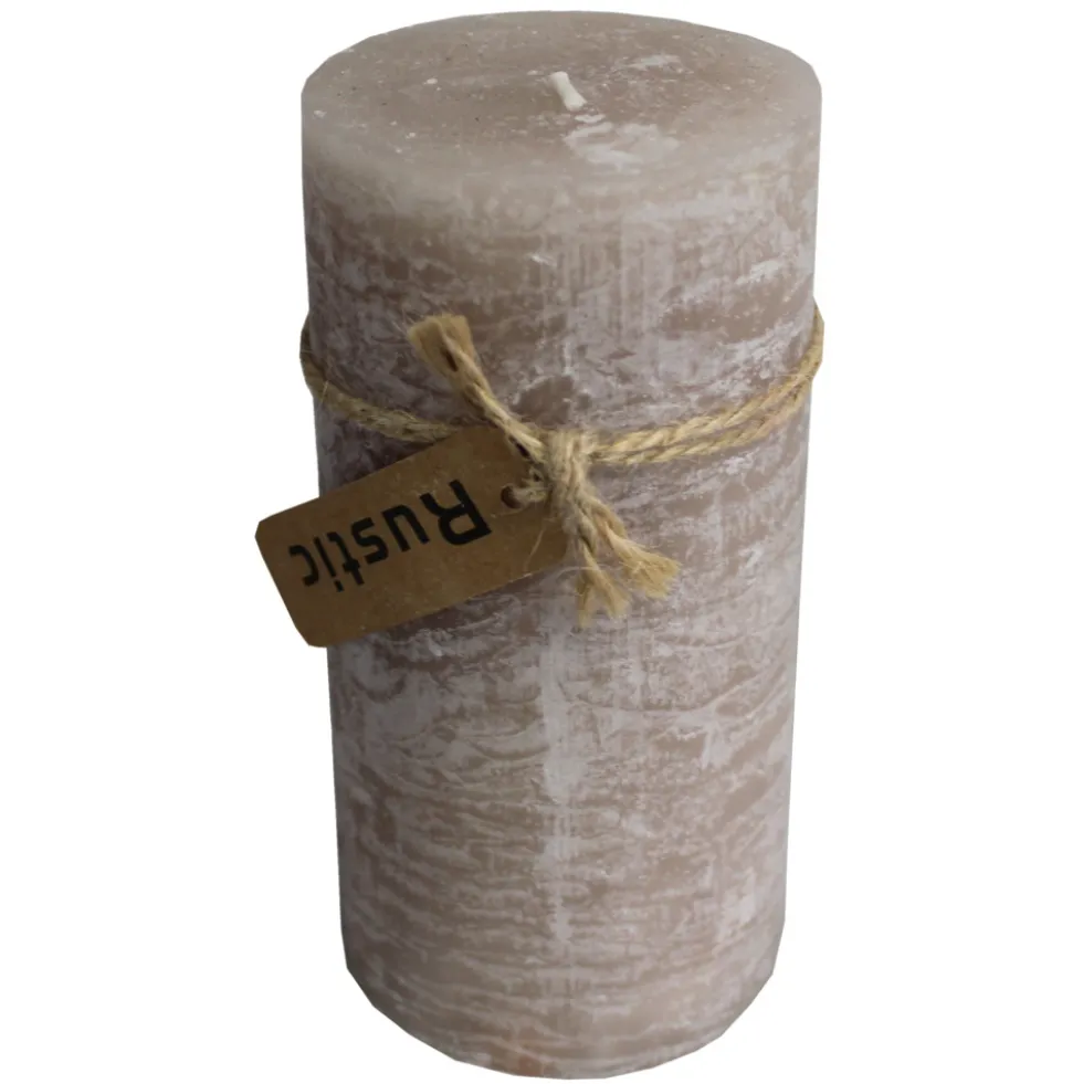 Stumpenkerze Rustic 7 x 14 cm
