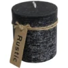 Stumpenkerze Rustic 7 x 7,5 cm