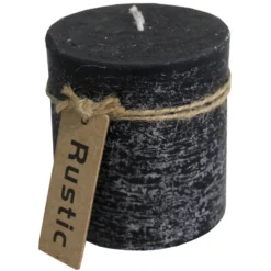 Stumpenkerze Rustic 7 x 7,5 cm