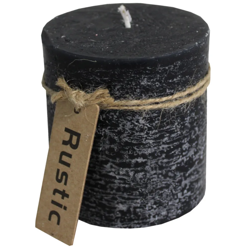 Stumpenkerze Rustic 7 x 7,5 cm