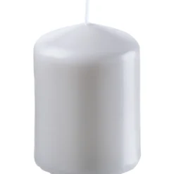 Stumpenkerze 80 x Ø 57 mm kieselgrau