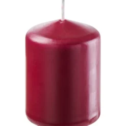 Stumpenkerze 80 x Ø 57 mm weinrot