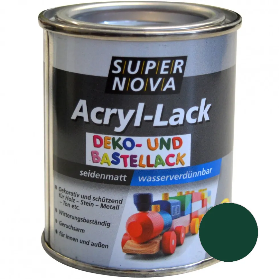Super Nova Acryl Lack fichtengrün seidenmatt für innen und außen