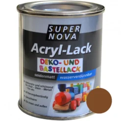 Super Nova Acryl Lack rehbraun seidenmatt für innen und außen