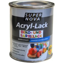 Super Nova Acryl Lack rot seidenmatt für innen und außen