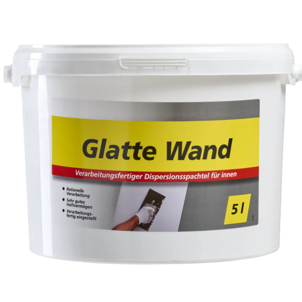 SUPER NOVA Glatte Wand Dispersionsspachtel 5 Liter