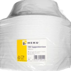 Suppenschüssel weiß, 500ml, 100 Stück Kunststoff