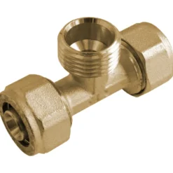T-Übergangsstück 20 x 2 x 3/4"AG x 20 x 2 mm