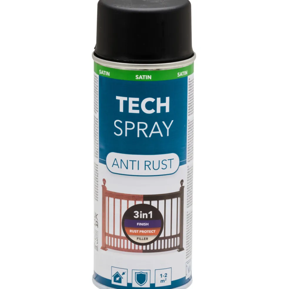 Tech Spray Anti Rost satin Schwarz
