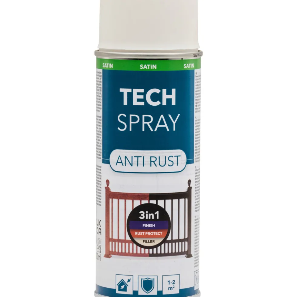 Tech Spray Anti Rost satin Weiß