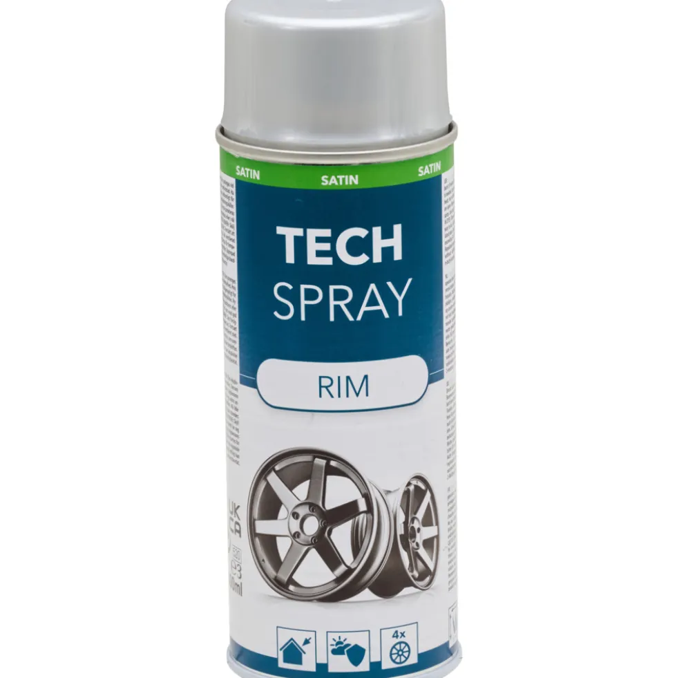 Tech Spray Felgensilber satin glänzend