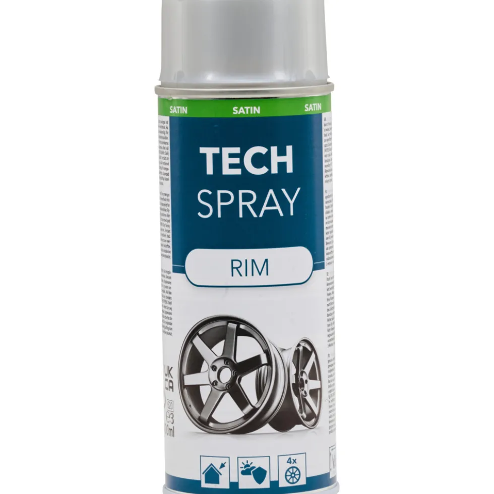 Tech Spray Felgensilber satin glänzend