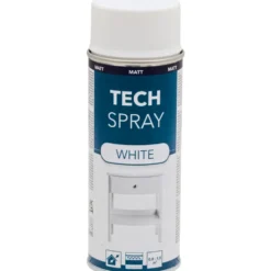 Tech Spray matt Weiß 400 ml