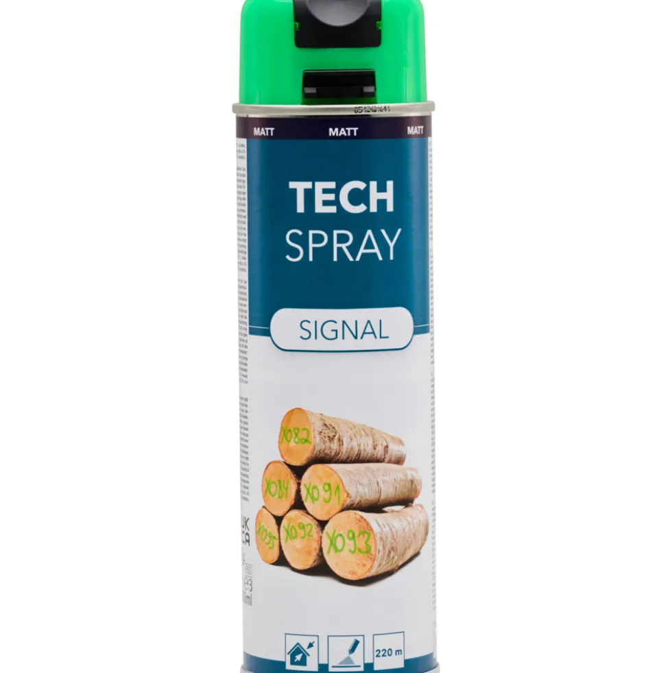 Tech Spray Signal matt, Markierspray 500 ml grün