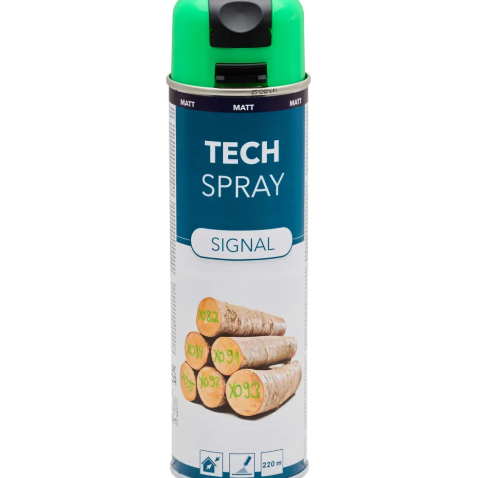 Tech Spray Signal matt, Markierspray 500 ml grün