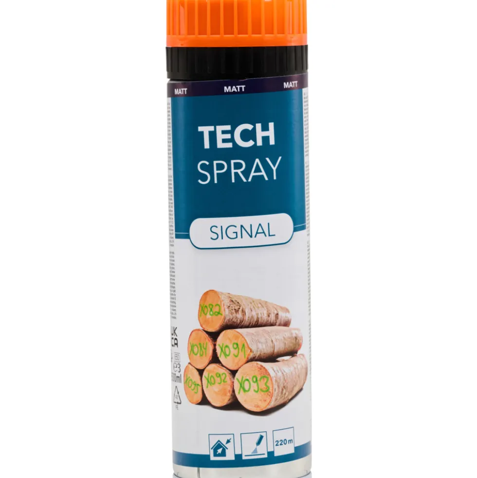 Tech Spray Signal matt, Markierspray 500 ml Orange