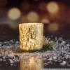 Teelichthalter Glas 7 cm, 3-fach sortiert