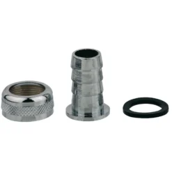 2-teilige Schlauchverschraubung aus verchromtem Metall ½" x M22 Innengewinde