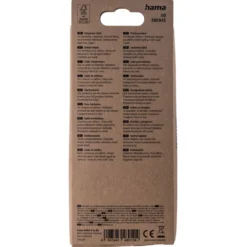 Telefonkabel TAE-F-Stecker 3 m Modular-Stecker 6p4c in Schwarz