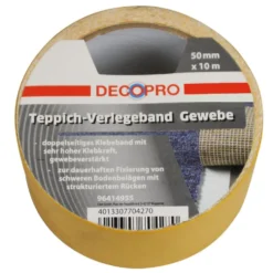 Teppich-Verlegeband Gewebe 50 mm x 10 m