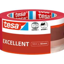 tesa® Malerband Excellent rot 50 mm x 50 m
