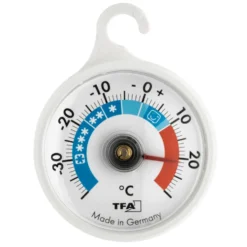 Thermometer für Kühl und Gefriergeräte rund mit Haken