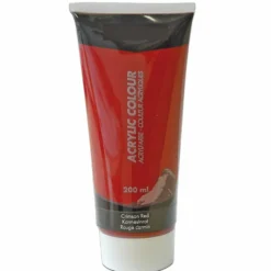 The Wall Acrylfarbe in Karmesinrot 200 ml Tube