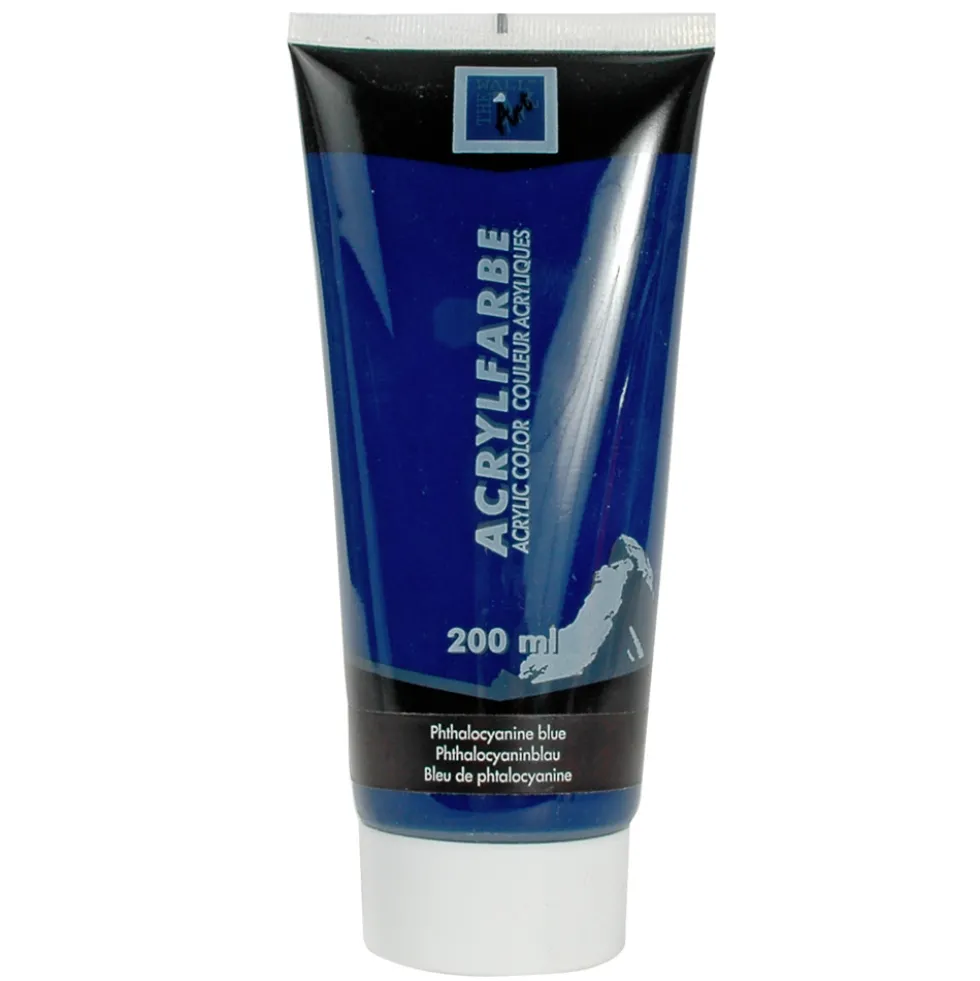 The Wall Acrylfarbe 200ml Tube phtalocyaninblau