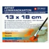 The Wall Artist Leinwandkarton 13 x 18 cm in Weiß