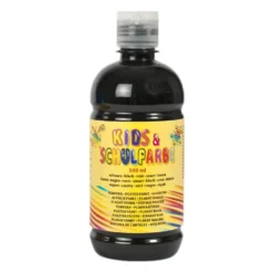 The Wall Kinderschulfarbe Tempera in Schwarz 500 ml