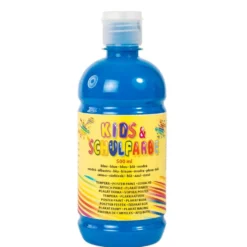 The Wall Kinderschulfarbe Tempera in Blau 500 ml