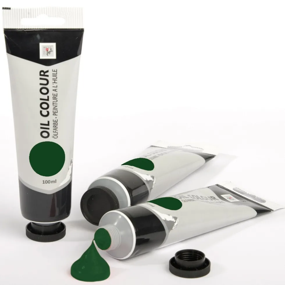 The Wall Ölfarbe in Permanent Green 100 ml Tube
