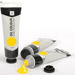 The Wall Ölfarbe in Yellow Medium 100 ml Tube