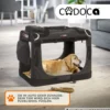 Tiertransportbox M 60 x 42 x 44 cm anthrazit