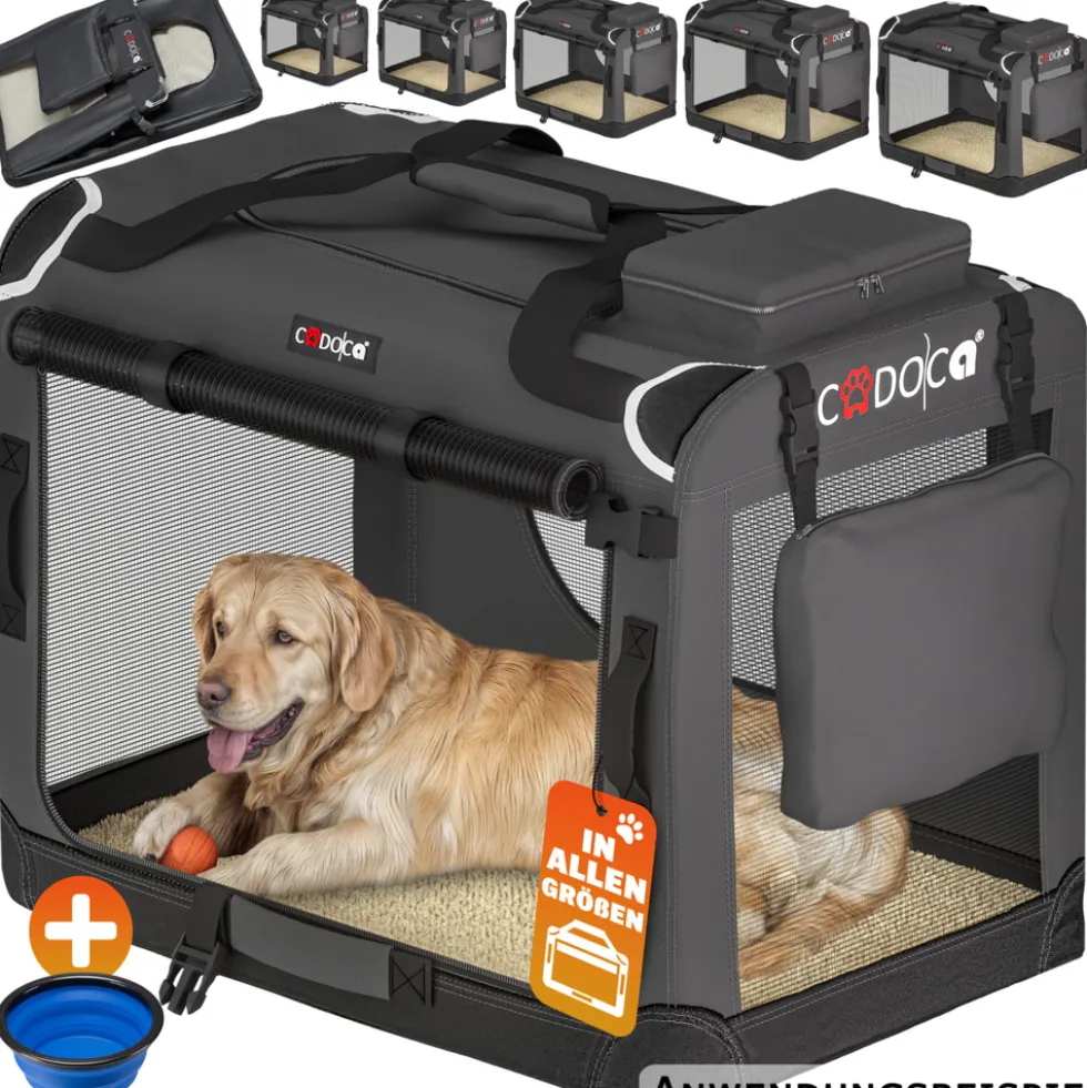 Tiertransportbox M 60 x 42 x 44 cm anthrazit