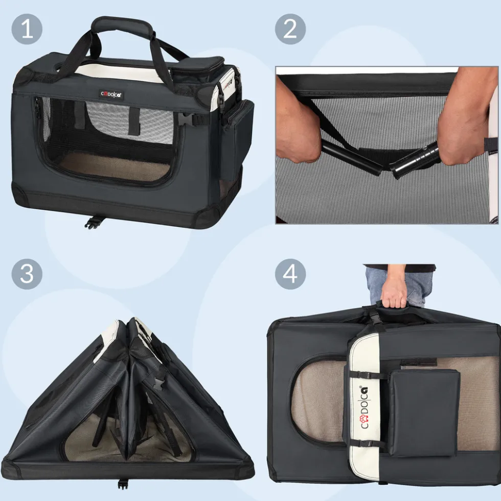 Tiertransportbox M 60 x 42 x 44 cm anthrazit