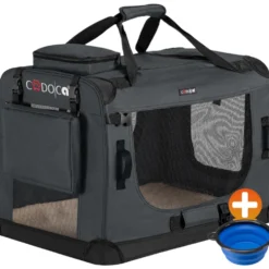 Tiertransportbox M 60 x 42 x 44 cm anthrazit