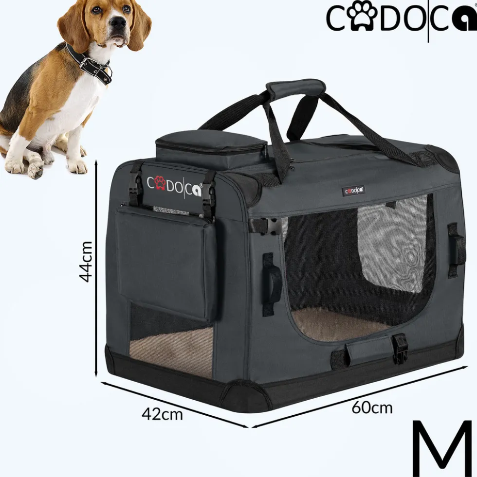 Tiertransportbox M 60 x 42 x 44 cm anthrazit