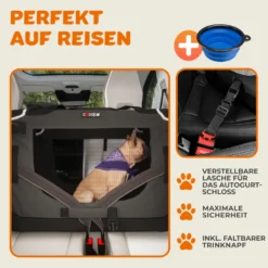 Tiertransportbox M 60 x 42 x 44 cm anthrazit