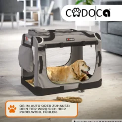 Tiertransportbox M 60 x 42 x 44 cm grau