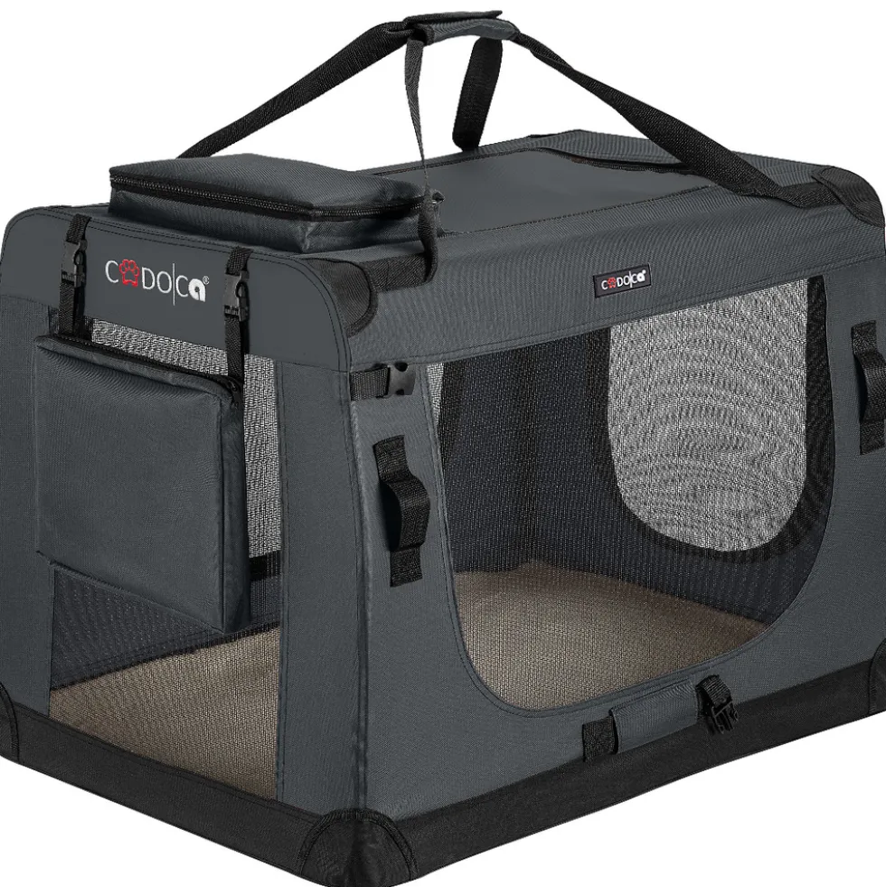 Tiertransportbox XL 82 x 58 x 58 cm anthrazit