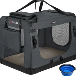 Tiertransportbox XL 82 x 58 x 58 cm anthrazit